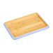 KESPER serveerplank bamboe FSC BIOFA-olie 30,5 x 20 x 2 cm bruin/blauw 58372