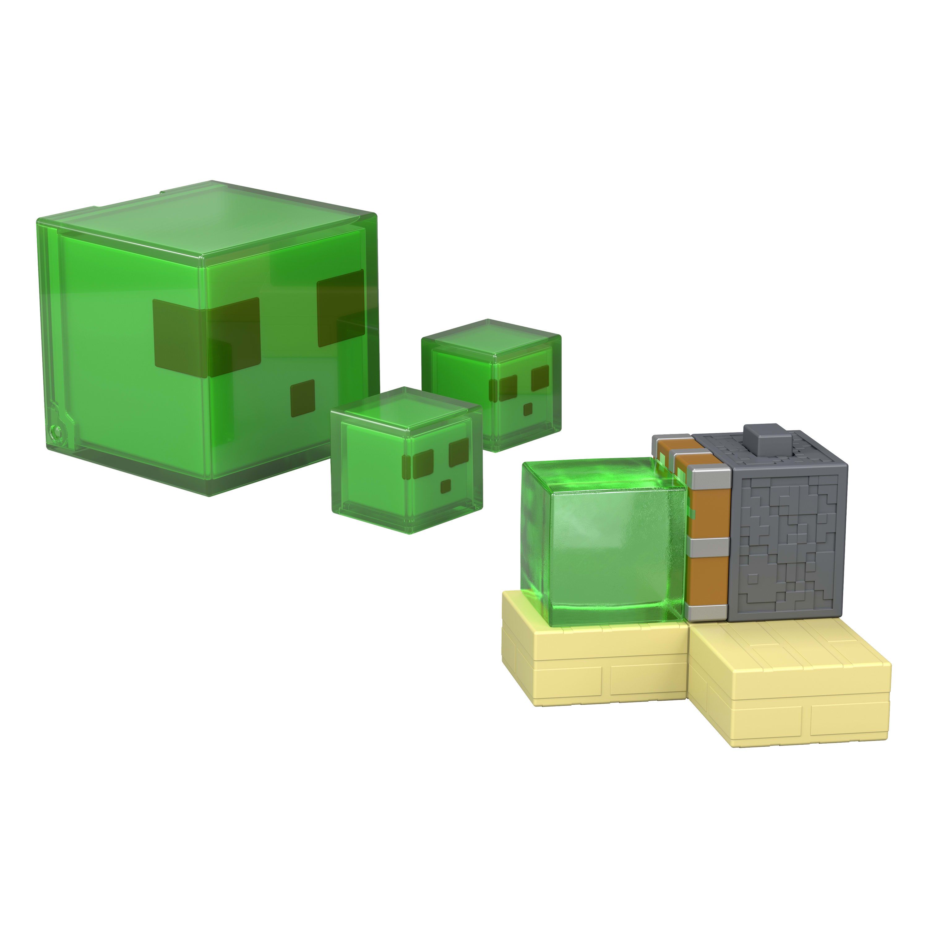 Mattel Minecraft Redstone Charged Sticky Piston Trap Actiefiguur Groen