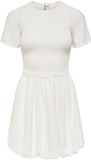 ONLY ONLGOA SS LINEN BL BALLO DRESS CC PNT Meisjes Mini jurk M Cloud Dancer