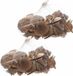 Decoris Bruine schelpen decoratie/hobby set van 2 zakjes 350 gram