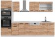 Vicco R-Line Complete keukeneenheid – 300 cm WB Eik goud/wit