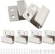 Marque non spécifiée Porte-plateau mural - Support mural Crochet - Suspension de miroir - Acier inoxydable épaissi - Largeur intérieure 10 mm - Argent