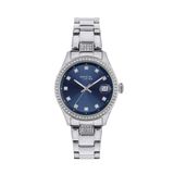 Breil CLASSIC ELEGANCE Dames Polshorloge Analoog Quartz Zilverkleurig Staal Blauw