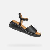 Geox MELICONIA Dames Sandalen - Zwart - Maat 40