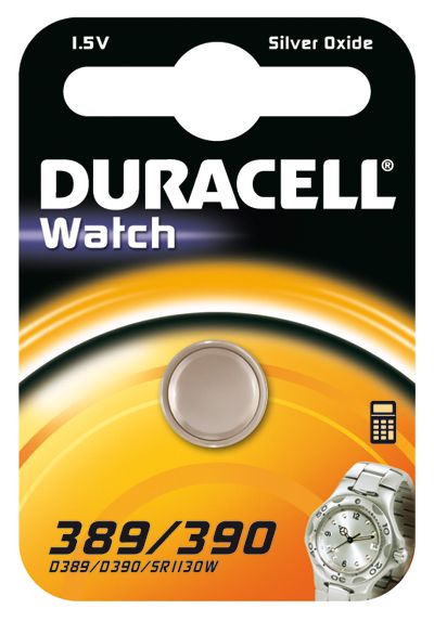 Duracell 389/390 - Huishoudelijke batterij - Zilver