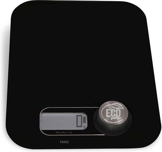 Weis Eco Pro Keukenweegschaal - Zwart