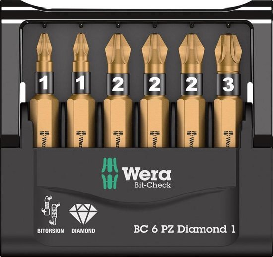 Wera Bit-Check 6 PZ diamond 1
