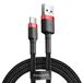 Baseus CATKLF-A91 USB-kabel 0,5 m USB A naar USB C Zwart