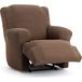 ECOMMERC3 Relax-fauteuilhoes, bi-elastisch, ademend en eenvoudig aan te brengen, bekleding voor gemeenschappelijke voeten, bruin met steunschuim