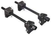 SIXTOL MECHANIC SPRING SET 4 | Veercompressorset met borgpen | Heavy-Duty | 380 mm | 2-delig | In koffer