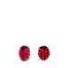 Lucardi Meisjes Oorknop met plating - Dier - Cadeau - Echt Zilver - Zilverkleurig