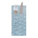 50 Kangoeroe 50 stuks servetten 'Like Linen - Keiko' 70 G/M2 40 x 40 cm blauw indigo Spunlace