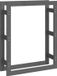 vidaXL Haardhoutrek 80x25x100 cm massief grenenhout grijs