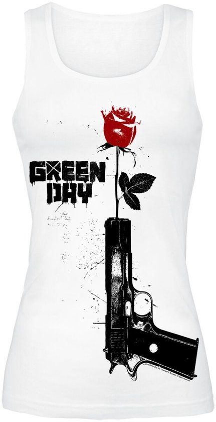 Green Day Progression Dames Top - wit - S