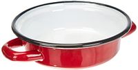 Ibili Eierschaal Roja 14 cm geëmailleerd staal in rood/wit