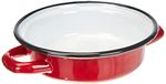 Ibili Eierschaal Roja 14 cm geëmailleerd staal in rood/wit