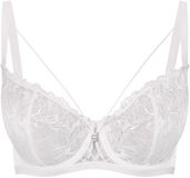 Esotiq Boa - Bralette - Crèmekleurig - Kant en borduurwerk - Haak- en oogsluiting