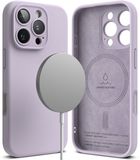 Ringke Silicone Magnetic Hoesje Geschikt voor Apple iPhone 16 Pro | Compatibel met MagSafe | Back Cover met Magneet | Zacht Siliconen | Slank Design | Paars