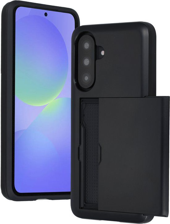 imoshion Hoesje met Pasjeshouder - Geschikt voor Samsung Galaxy A37 (5G) - Zwart