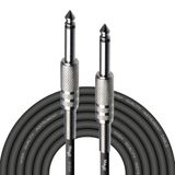 Stagg SGC6 6m Hoge Kwaliteit Instrument Kabel Telefoon-Telefoon Plug, Zwart