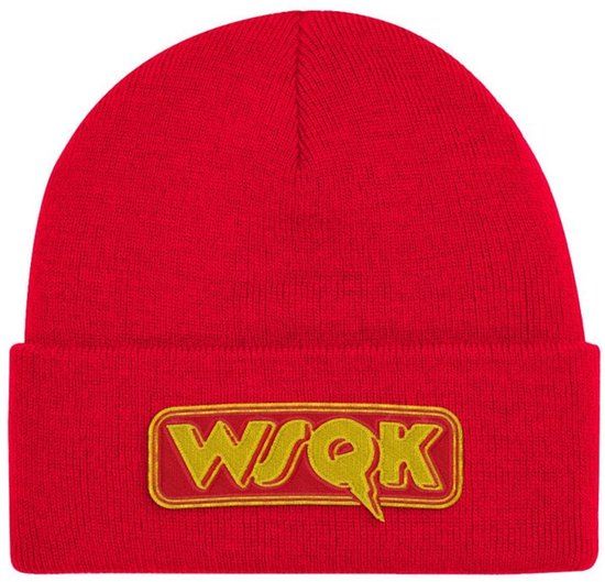 Stranger Things Season 5 - WSQK Logo Unisex Beanie - rood