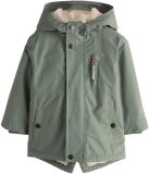 Next Jongens Waterbestendige Parka met Borgvoering - Groen