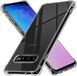 Techsuit Housse arrière en silicone antichoc pour Samsung Galaxy S10 - Transparente