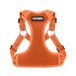 Best Pet Supplies Voyager Verstelbaar ademend anti-trekharnas voor kleine, middelgrote en grote honden, voor wandelen, joggen, reflecterende strepen, oranje, maat M
