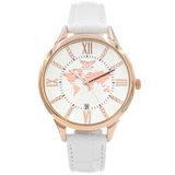 RELOJ Aviator Dames Horloge F-Series AVW8636L14 - Wit/Rosegoud - Ø 38mm