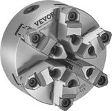 VEVOR φ160mm 6-klauwplaat met D1-4 camlock-steunplaat