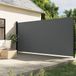 Maison Exclusive - Parasol extensible avec panneaux latéraux, anthracite, 200x300 cm