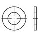 TOOLCRAFT Rondelle 6,4 mm 12 mm Aluminium 100 pièce(s) TO-6853743
