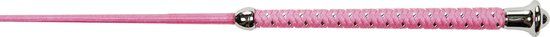 HKM Silver Rijzweep Neon Roze 100 cm