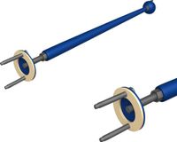 Barre de traction 100 - 150 cm | Barre d'étirement de porte | Barre de porte | Barre d'étirement