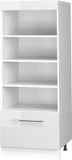 Vicco Keukenrek Fame-Line, Wit Hoogglans/Wit, 60 cm
