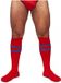 Mr B - Mister B Mister B URBAN Football Socks with Pocket Red Blue 38-41