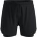 Odlo Zeroweight 5in 2in1 Hardloopshorts Heren-zwart, Maat XXL