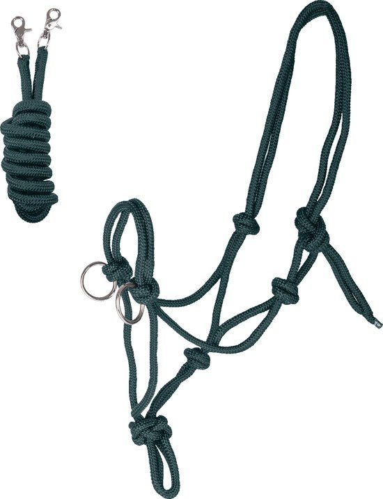 Waldhausen Knotted Halter With Reins Fir green