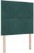 vidaXL - LED - Hoofdbord - Donkergroen - 100 cm - Fluweel