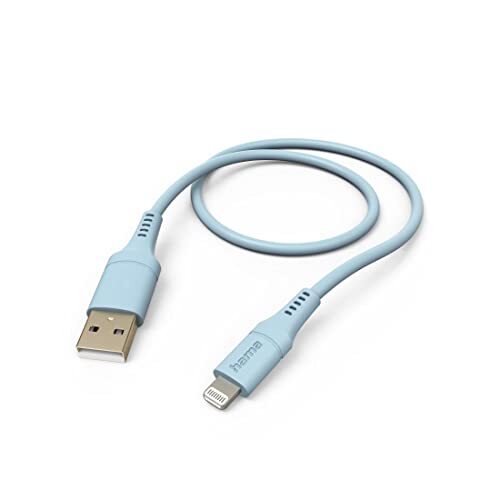 Hama Usb-a - Lightning-kabel Flexible 1.5 M Blauw