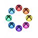 Azomor® Set de stickers colorées pour manettes Xbox avec kit d'outils et manuel