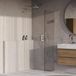 Brauer Void - Inloopdouche - Helder Glas - 50 x 200 cm - incl. Glascoating - Chroom