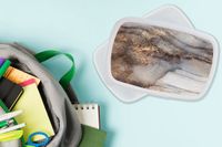 MuchoWow Broodtrommel - Wit - Lunchbox - 18x12x6 cm - BPA-vrij