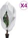vidaXL Housse de protection pour plantes avec fermeture éclair 4 pc 70 g/m² 1,55x1,55 m