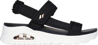Skechers UNO SUMMER STAND2 Sandalen voor dames, Zwart Nylon Trim, 40 EU