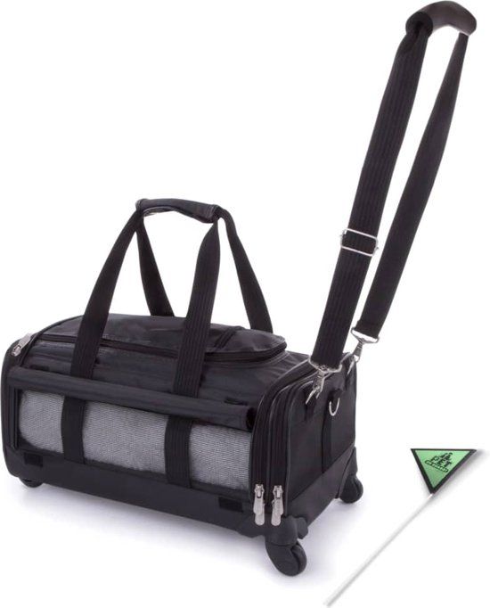 Sherpa Ultimate on Wheels Hondendraagtas - Zwart - L