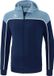 Erima Veste d'entraînement avec capuche Hommes - Blanc / Denim délavé / Bleu marine | Taille : M