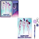 Van der Meulen KPop Demon Hunters A5 Notitieboek met Pen en Sleutelhanger