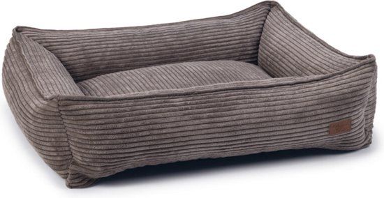 Designed by Lotte Ribbed Hondenmand - Bruin - 80x70cm