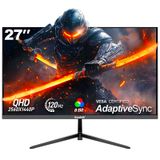 Gawfolk Moniteur 27 pouces 2K QHD 120Hz HDR10